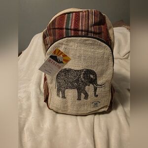 Rising International Elephant Hemp Backpack